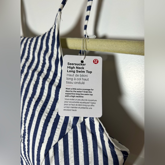 Lululemon XS C/D Cup High Neck Swim top - Picture 4 of 11